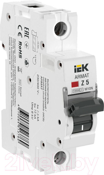 Изображение товара Выключатель автоматический IEK AR-M10N-1-Z005