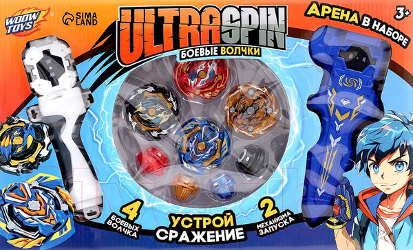 Изображение товара Игровой набор Woow Toys Боевые волчки. Сражение 329-53 / 9938749