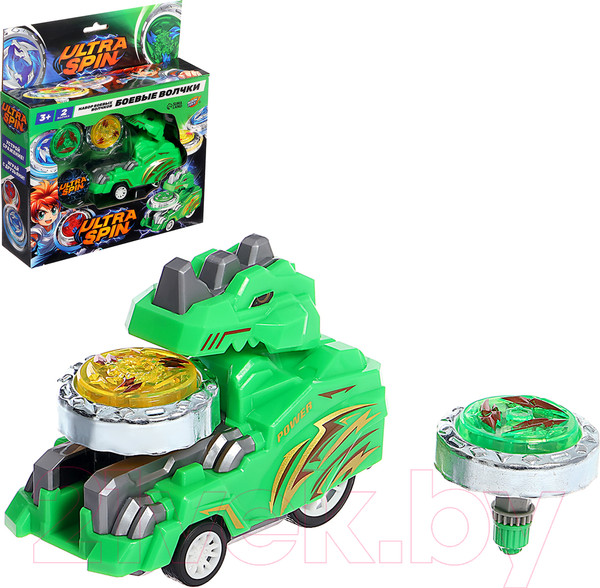 Изображение товара Игровой набор Woow Toys Волчки Ultra Spin. Дино SG62898E-6 / 10167229 (зеленый)