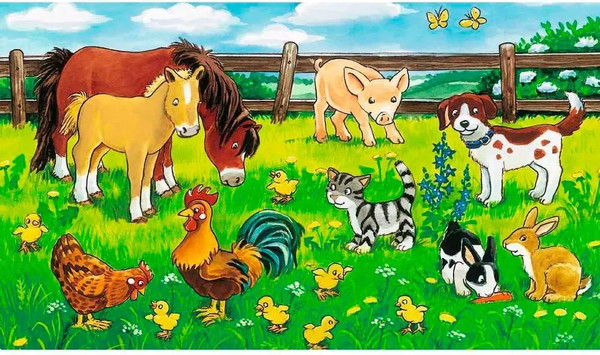 Изображение товара Пазл Ravensburger Животные на ферме / 6046