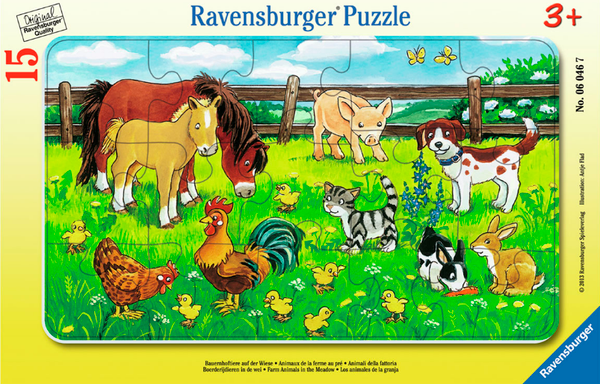 Изображение товара Пазл Ravensburger Животные на ферме / 6046