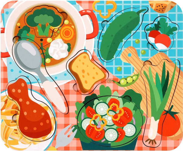 Изображение товара Сортер Mapacha Вкладыши. Готовим обед / 962518 