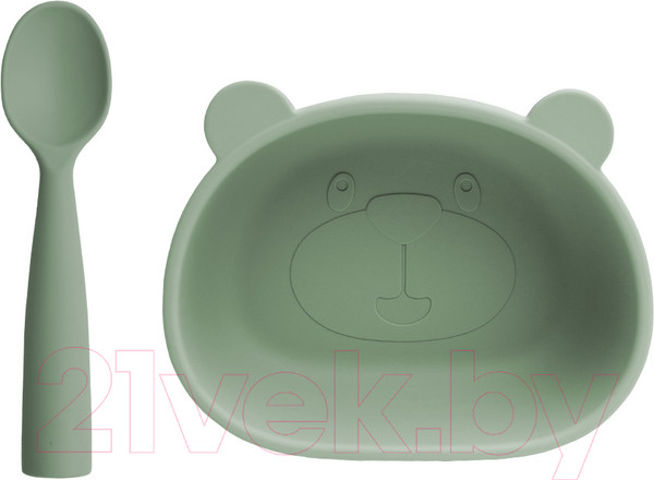 Изображение товара Набор посуды для кормления Beola baby HSB-04/B (зеленый)