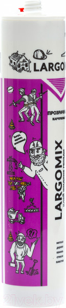 Изображение товара Жидкие гвозди Largomix Каучуковый (280мл, прозрачный)
