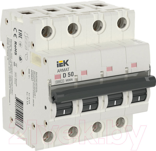 Изображение товара Выключатель автоматический IEK AR-M06N-4-D050