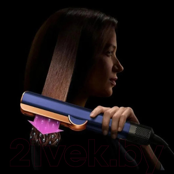 Изображение товара Выпрямитель для волос Dyson Airstrait HT01 (синий/медный)