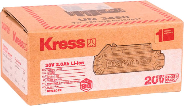 Изображение товара Аккумулятор для электроинструмента Kress KPB2022
