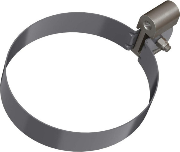Изображение товара Хомут водосточной трубы Технониколь Оптима универсальный / 113853 (140мм, серый)