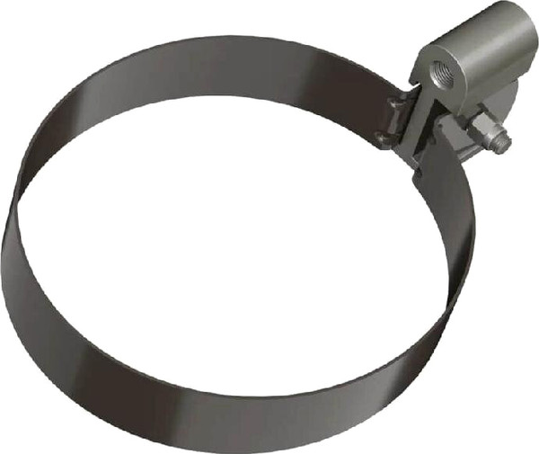 Изображение товара Хомут водосточной трубы Технониколь Оптима универсальный / 113854 (140мм, темно-коричневый)