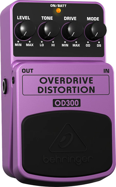 Изображение товара Педаль электрогитарная Behringer OD300