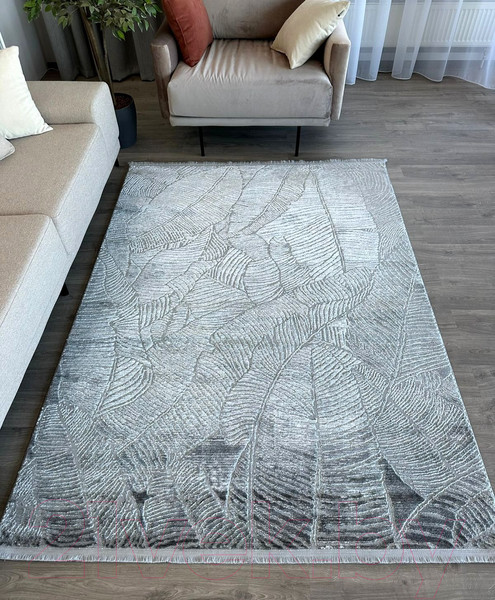 Изображение товара Ковер Radjab Carpet Марсель NP 425 Прямоугольник 11539RK (1.6x3, Grey)