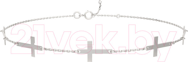 Изображение товара Браслет на ногу из серебра ZORKA 0650065 (28см)