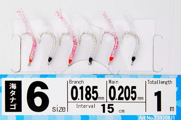 Изображение товара Комплект оснастки для приманки Hayabusa Sabiki J1 #6 / 05634