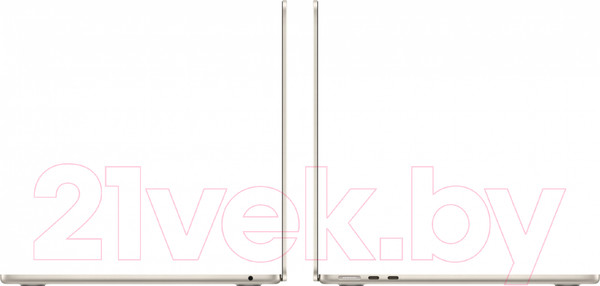 Изображение товара Ноутбук Apple Macbook Air 15" M3 2024 256GB / MRYR3 (сияющая звезда)