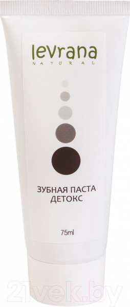 Изображение товара Зубная паста Levrana Детокс черная (75мл)