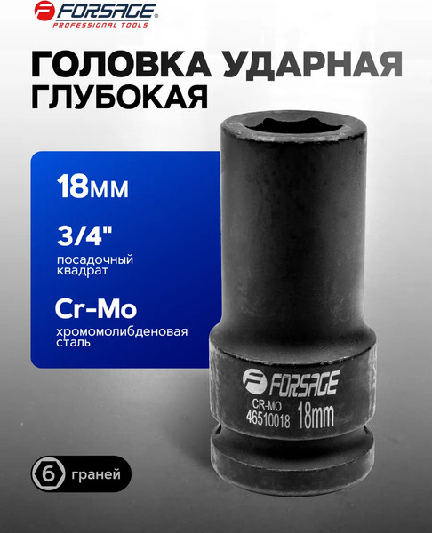 Изображение товара Головка слесарная Forsage F-46510018(6926)