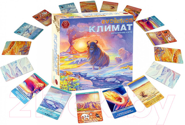 Изображение товара Дополнение к настольной игре Правильные Игры Эволюция. Климат / 13-03-03