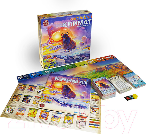 Изображение товара Дополнение к настольной игре Правильные Игры Эволюция. Климат / 13-03-03