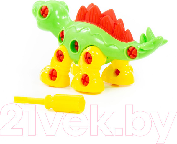 Изображение товара Игрушка-конструктор Полесье Стегозавр / 76694 (30эл)