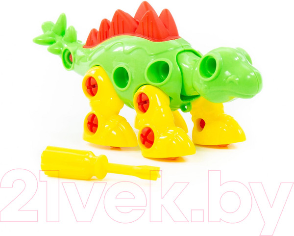 Изображение товара Игрушка-конструктор Полесье Стегозавр / 76694 (30эл)