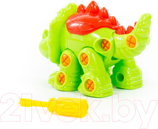 Изображение товара Игрушка-конструктор Полесье Трицератопс / 76717 (32эл)