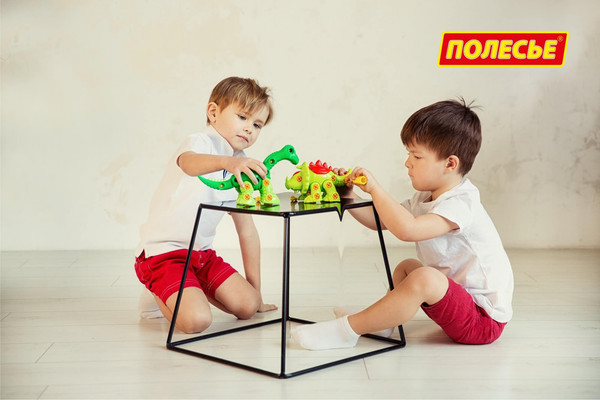 Изображение товара Игрушка-конструктор Полесье Трицератопс / 76717 (32эл)