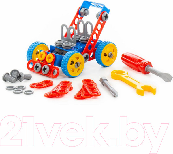 Изображение товара Конструктор Полесье Изобретатель / 72986 (91эл)