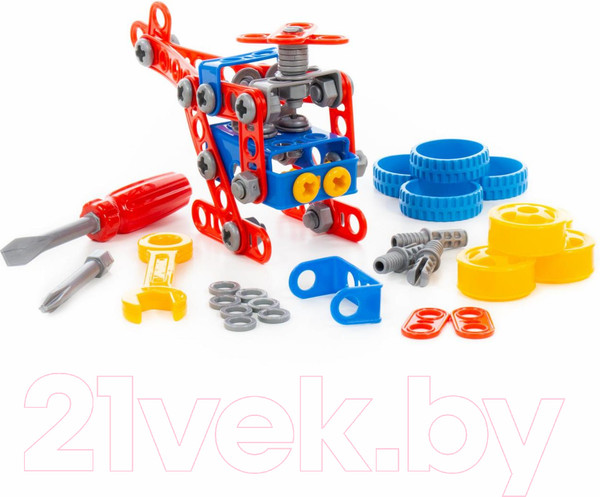 Изображение товара Конструктор Полесье Изобретатель / 72986 (91эл)