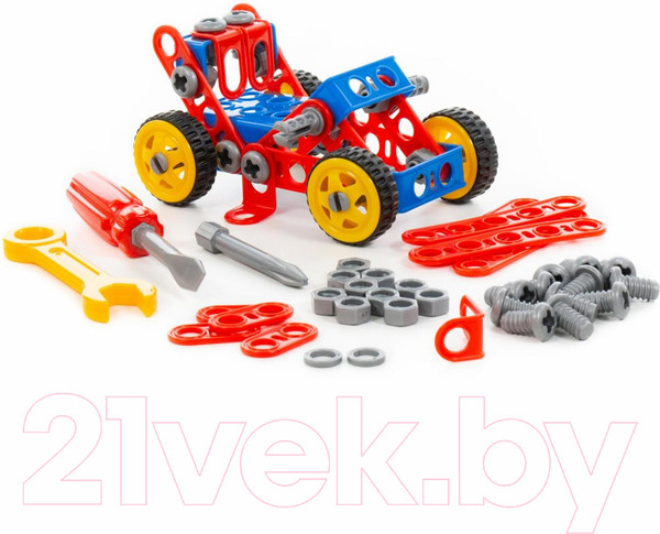 Изображение товара Конструктор Полесье Изобретатель / 72979 (97эл)