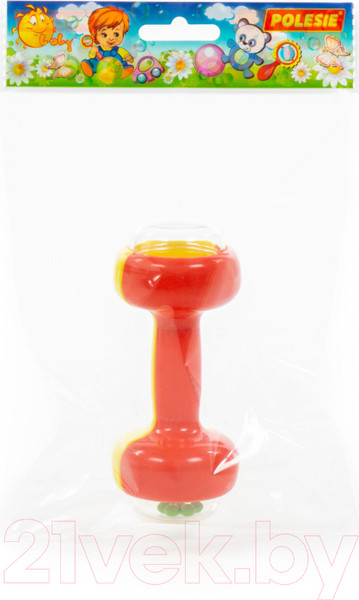 Изображение товара Погремушка Полесье Гантелька / 61836