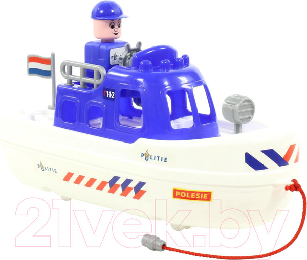 Изображение товара Катер игрушечный Полесье Полиция. Патруль / 71149