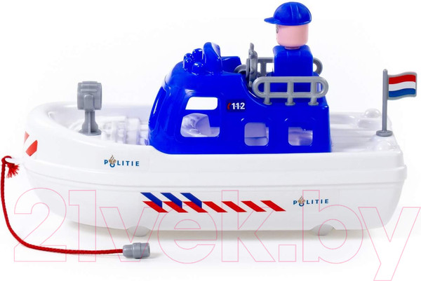 Изображение товара Катер игрушечный Полесье Полиция. Патруль / 71149