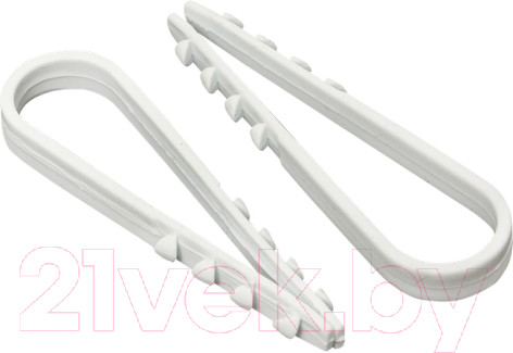 Изображение товара Дюбель-хомут EKF PROxima / plc-ncc-11x18w (100шт, белый)