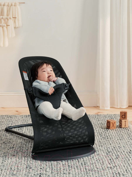 Изображение товара Детский шезлонг BabyBjorn Bliss Mesh 0062.25 (Black)