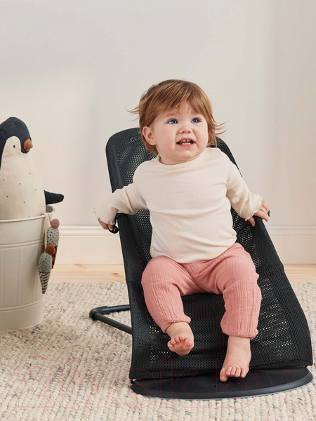 Изображение товара Детский шезлонг BabyBjorn Bliss Mesh 0062.25 (Black)