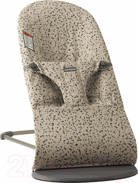 Изображение товара Детский шезлонг BabyBjorn Bliss woven 0060.38 (Dark Grey )