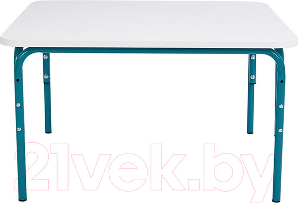 Изображение товара Стол детский Фея Мой малыш / 0002787.32 (белый/морская волна)