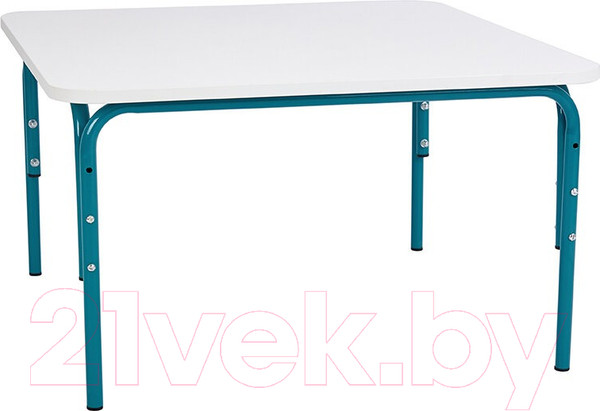 Изображение товара Стол детский Фея Мой малыш / 0002787.32 (белый/морская волна)