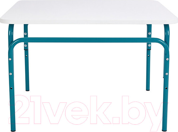 Изображение товара Стол детский Фея Мой малыш / 0002787.32 (белый/морская волна)