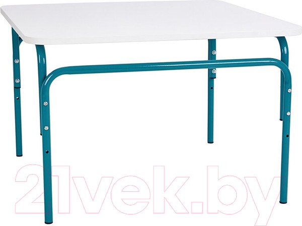 Изображение товара Стол детский Фея Мой малыш / 0002787.32 (белый/морская волна)