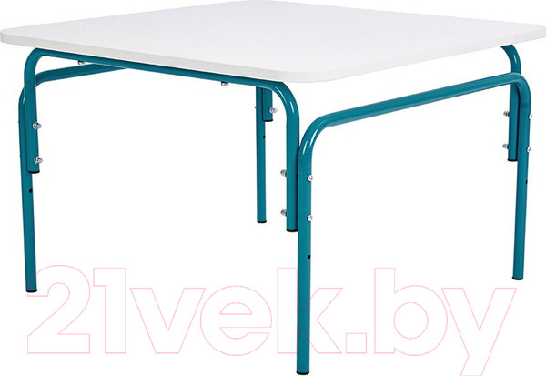 Изображение товара Стол детский Фея Мой малыш / 0002787.32 (белый/морская волна)