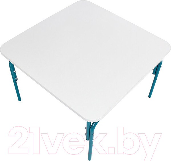 Изображение товара Стол детский Фея Мой малыш / 0002787.32 (белый/морская волна)