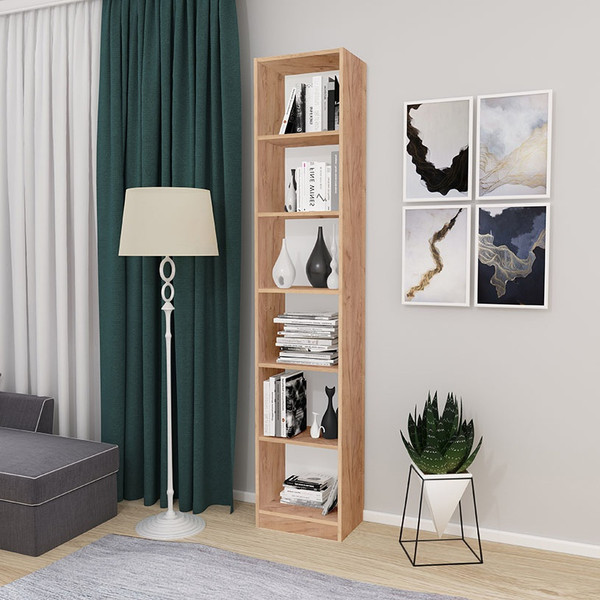 Изображение товара Стеллаж Polini Kids Home Smart Вертикальный / 0002287.171 (дуб крафт золотой)