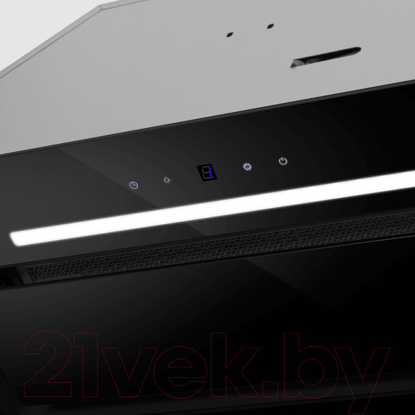 Изображение товара Вытяжка скрытая Maunfeld Trapeze 602SGG (черный)