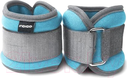 Изображение товара Комплект утяжелителей Indigo Sport Кросс 2x0.5кг / SM-435 (голубой)