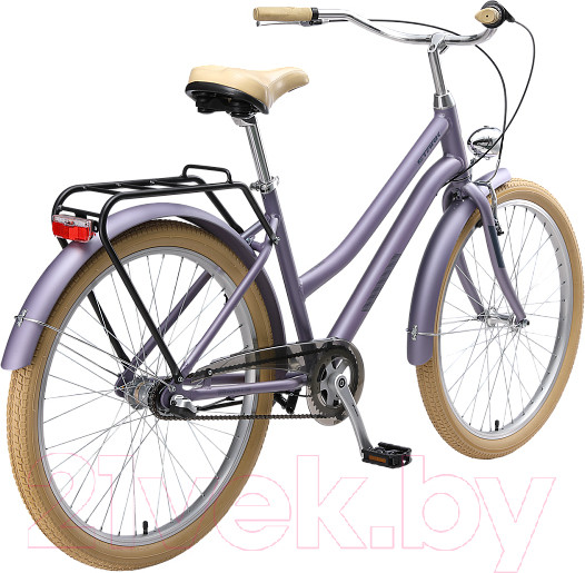 Изображение товара Велосипед STARK Comfort Lady 3speed 2024 (14.5, сиреневый матовый металлик/серый/бежевый)