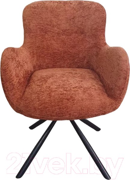 Изображение товара Стул M-City Karol / 629M05735 (3018-09 терракотовый шенилл/черный)