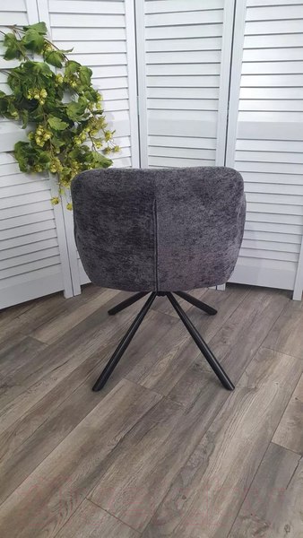 Изображение товара Стул M-City Karol / 629M05737 (3018-19 темно-серый шенилл/черный)