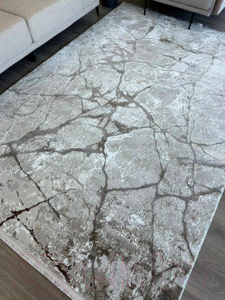 Изображение товара Коврик Radjab Carpet Марсель NP 371 Прямоугольник 11493RK (0.8x1.5, Cream/Vizon)