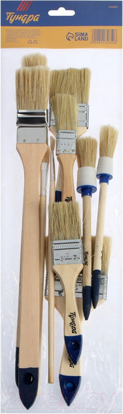 Изображение товара Набор кистей малярных Tundra 4132610 (10шт)